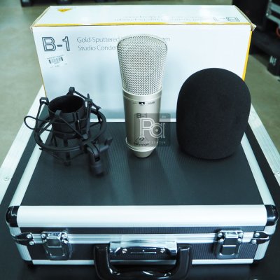 BEHRINGER B-1 ไมโครโฟนสตูดิโอ คุณภาพดี มาพร้อมกับเคสสำหรับพกพา ราคาถูก เหมาะสำหรับมือใหม่