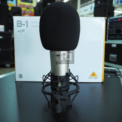 BEHRINGER B-1 ไมโครโฟนสตูดิโอ คุณภาพดี มาพร้อมกับเคสสำหรับพกพา ราคาถูก เหมาะสำหรับมือใหม่