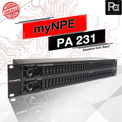 myNPE PA 231 2x31 BAND EQUALIZER