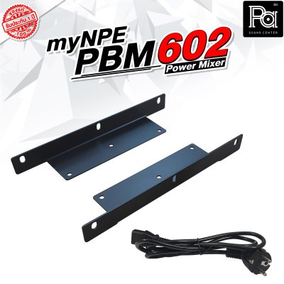 myNPE PBM-602 เพาเวอร์มิกเซอร์สเตอริโอ 10 ชาแนล ไมค์ 10ช่อง 2 ช่อง สเตอริ โอเอฟเฟคแท้ DSP24bit