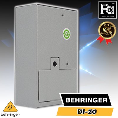 BEHRINGER DI-20 Professional Active 2-Channel DI-Box/Splitter