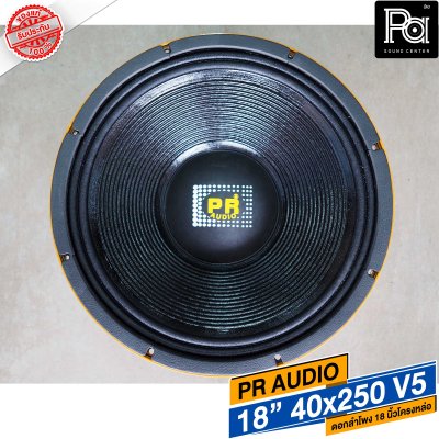 PR AUDIO ดอก 18" 40x250 V5 โครงหล่อ 8 โอม