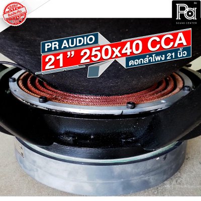 PR AUDIO ดอก 21" 40x250 CCA โครงหล่อ 8 โอม