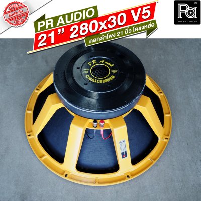 PR AUDIO ดอก 21" 30x280 V5 โครงหล่อ 8 โอม