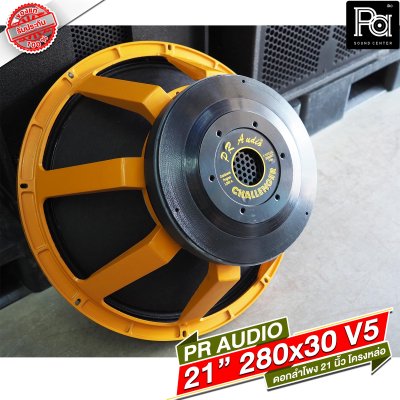 PR AUDIO ดอก 21" 30x280 V5 โครงหล่อ 8 โอม