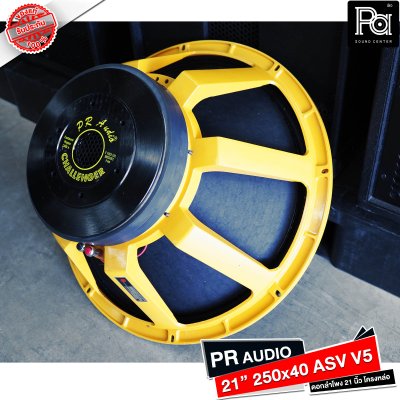 PR AUDIO ดอก 21" 40x250 ASV V5 โครงหล่อ 8 โอม