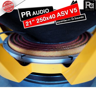 PR AUDIO ดอก 21" 40x250 ASV V5 โครงหล่อ 8 โอม