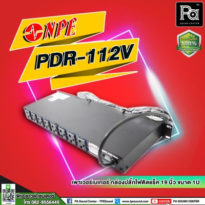 NPE PDR-112V POWER DISTRIBUTION RACK