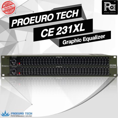 PRO EUROTECH CE-231XL 31 Band Graphic Equalizer