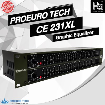 PRO EUROTECH CE-231XL 31 Band Graphic Equalizer