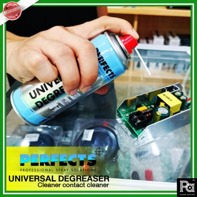 Perfects Universal Degreaser สเปรย์ทำความสะอาดกำจัดไขมัน กระป๋องฟ้า 200ml