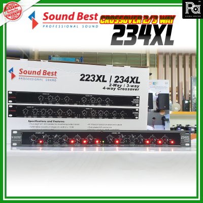 SOUNDBEST 234XL ครอสโอเวอร์อนาลอก 2 ทาง สเตอริโอ 3 ทาง โมโน