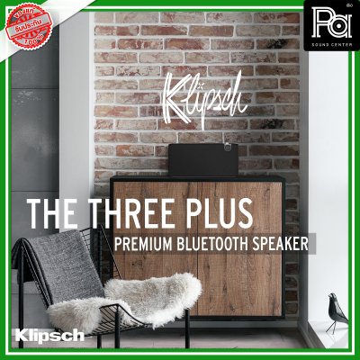 KLIPSCH THE THREE PLUS Matte Black PREMIUM BLUETOOTH SPEAKER ลำโพงบลูทูธ