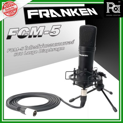 Franken FCM-5 ไมโครโฟนเครื่องดนตรี ไมค์คอนเดนเซอร์