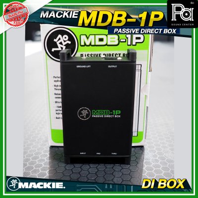 MACKIE MDB-1P PASSIVE DIRECT BOX ไดเร็ก บอกซ์ กล่องปรับระดับสัญญาณเสียง แบบ Passive