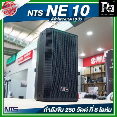 NTS NE 10 ตู้ลำโพงขนาด 10 นิ้ว 2 ทาง กำลังขับ 250 วัตต์ ที่ 8 โอห์ม