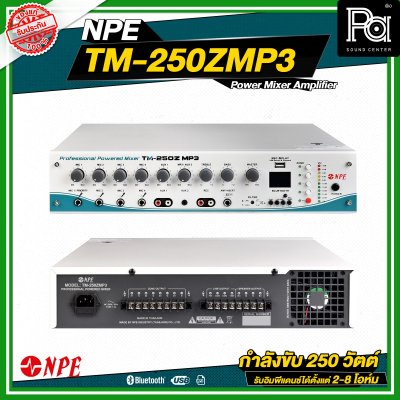 NPE TM 250Z MP3 Power Mixer Amplifier