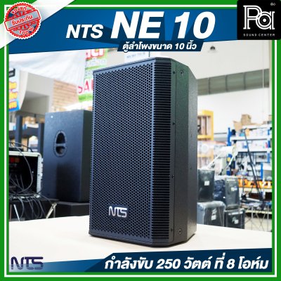 NTS NE 10 ตู้ลำโพงขนาด 10 นิ้ว 2 ทาง กำลังขับ 250 วัตต์ ที่ 8 โอห์ม