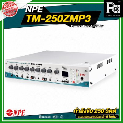 NPE TM 250Z MP3 Power Mixer Amplifier