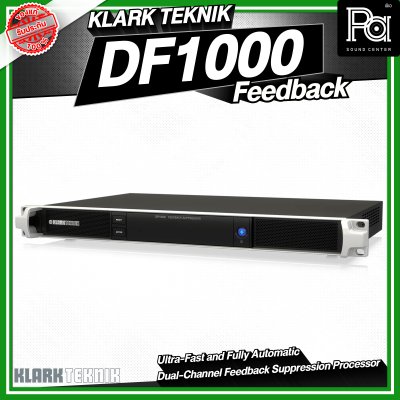 Klark Teknik DF1000 Feedback Suppression Processor