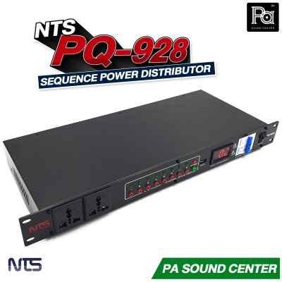 NTS PQ 928 Sequence Power Distributor รางปลั๊กติดแร็ค