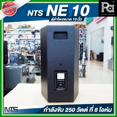 NTS NE 10 ตู้ลำโพงขนาด 10 นิ้ว 2 ทาง กำลังขับ 250 วัตต์ ที่ 8 โอห์ม