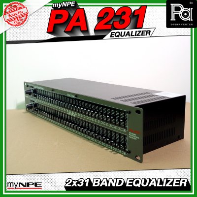 myNPE PA 231 2x31 BAND EQUALIZER