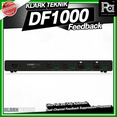 Klark Teknik DF1000 Feedback Suppression Processor