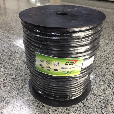 CM CM-S1514 สายลำโพง 2 คอร์  14AWG (2x2.5 mm.2) สีดำ