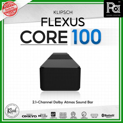 KLIPSCH Flexus Core 100 ลำโพงซาวด์บาร์ 2.1 Virtualized Dolby Atmos