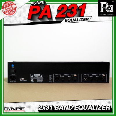 myNPE PA 231 2x31 BAND EQUALIZER