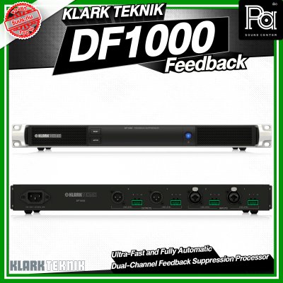 Klark Teknik DF1000 Feedback Suppression Processor
