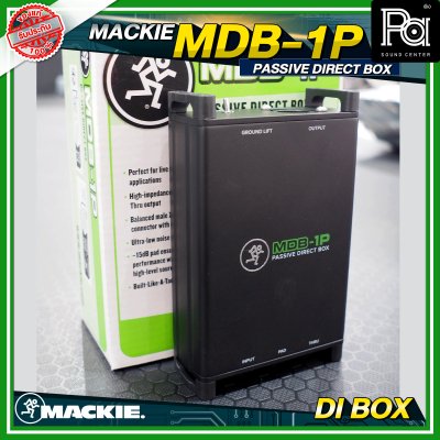 MACKIE MDB-1P PASSIVE DIRECT BOX ไดเร็ก บอกซ์ กล่องปรับระดับสัญญาณเสียง แบบ Passive