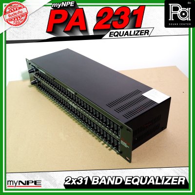 myNPE PA 231 2x31 BAND EQUALIZER