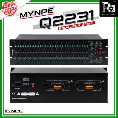 myNPE Q-2231 2x30 Band Equalizer