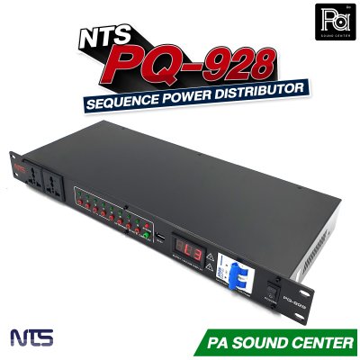NTS PQ 928 Sequence Power Distributor รางปลั๊กติดแร็ค