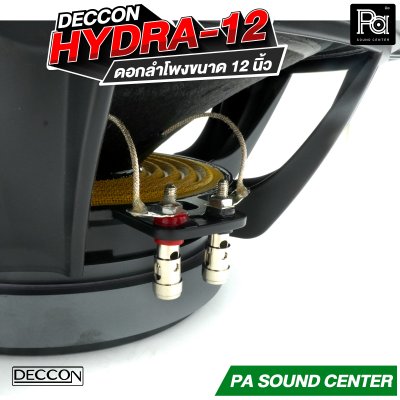 DECCON HYDRA-12 ดอกลำโพงขนาด 12 นิ้ว กำลังขับสูงสุด 800 วัตต์ ที่ 8 โอห์ม