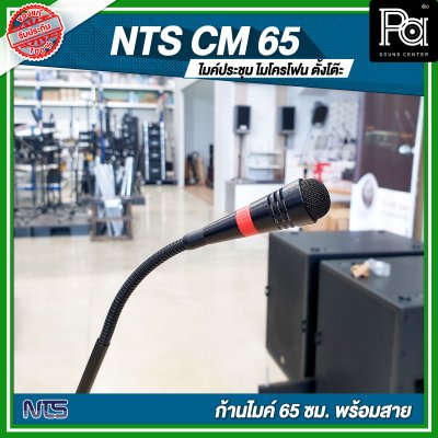 NTS CM 65 ไมโครโฟนตั้งโต๊ะคออ่อน 65 ซม.