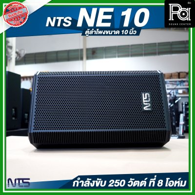 NTS NE 10 ตู้ลำโพงขนาด 10 นิ้ว 2 ทาง กำลังขับ 250 วัตต์ ที่ 8 โอห์ม