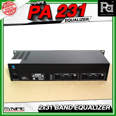 myNPE PA 231 2x31 BAND EQUALIZER