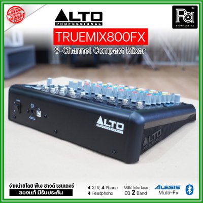 ALTO TRUEMIX 800FX มิกเซอร์ 8 ชาแนล USB Interface เอฟเฟคแท้จาก Alesis