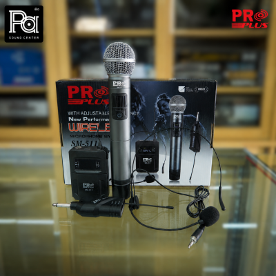 PROPLUS SM511ไมโครโฟนไร้สาย ไมค์ลอยถือเดี่ยว+ คาดศีรษะ ใช้งานง่าย พูด บรรยาย เหมาะมาก