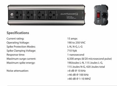 CLEF AUDIO Pure Power 4 Audio Power Distribution