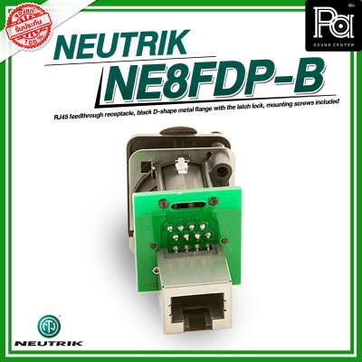 NEUTRIK NE8FDP-B ปลั๊กหัวLAN RJ45 ตัวเมีย เสียบสายด้านหลัง