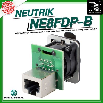 NEUTRIK NE8FDP-B ปลั๊กหัวLAN RJ45 ตัวเมีย เสียบสายด้านหลัง