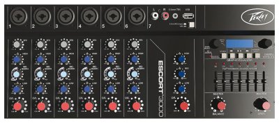 Peavey Portable PA ESCORT®3000 ตู้ลำโพงเคลื่อนที่ 10 นิ้ว 2 ทาง 150 วัตต์ พร้อมดิจิตอล มิกเซอร์ 7 ชาแนล