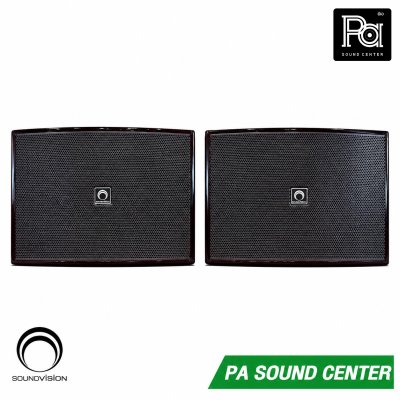 1คู่ **Clearance Sale** SOUNDVISION KS-310D ลำโพงคาราโอเกะ 10 นิ้ว 3 ทาง 400 วัตต์ **มีรอยตำหนิสีนิดหน่อย**