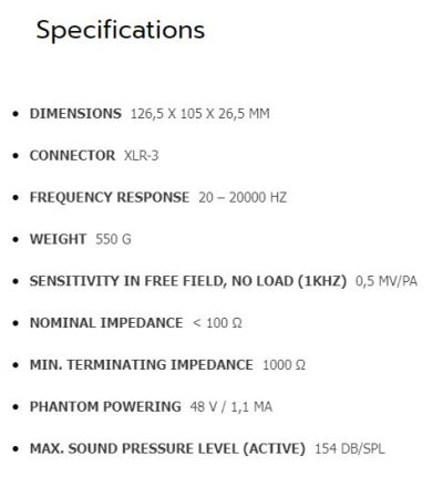 SENNHEISER E901 ไมโครโฟนสำหรับจ่อกระเดื่องกลอง