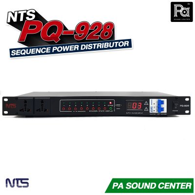 NTS PQ 928 Sequence Power Distributor รางปลั๊กติดแร็ค