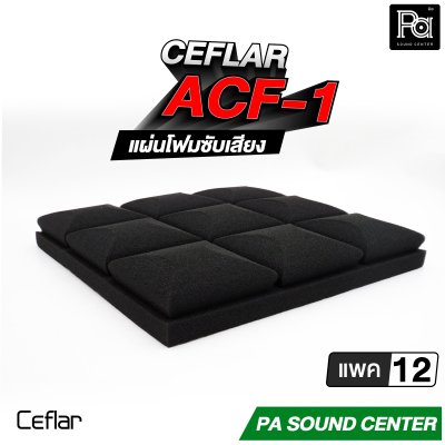 CEFLAR ACF-1 แผ่นโฟมซับเสียง Soundproof Foam ขนาด 30x30 cm. หนา 5 cm.
